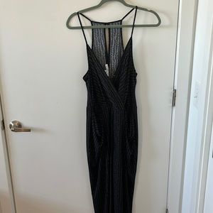 Patterned bcbg jumpsuit